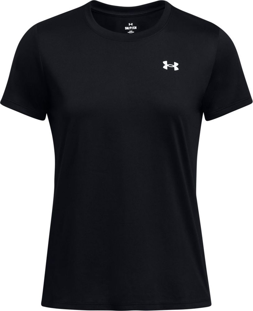 UnderArmourDamenSportshirtTechSSC-Solid1384231Black001-LUSLG