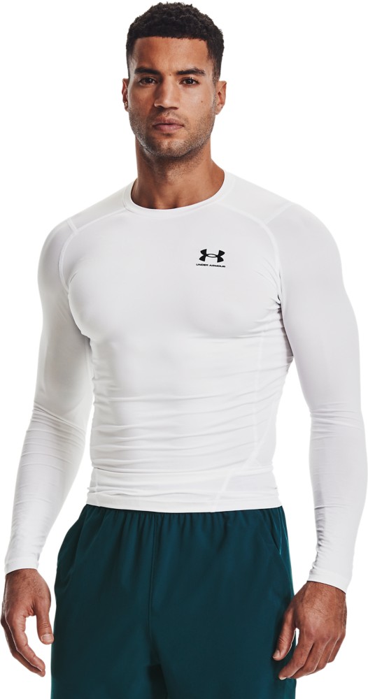 UnderArmourLongsleevesHeatGearArmourLangarm-OberteilWhite-XS