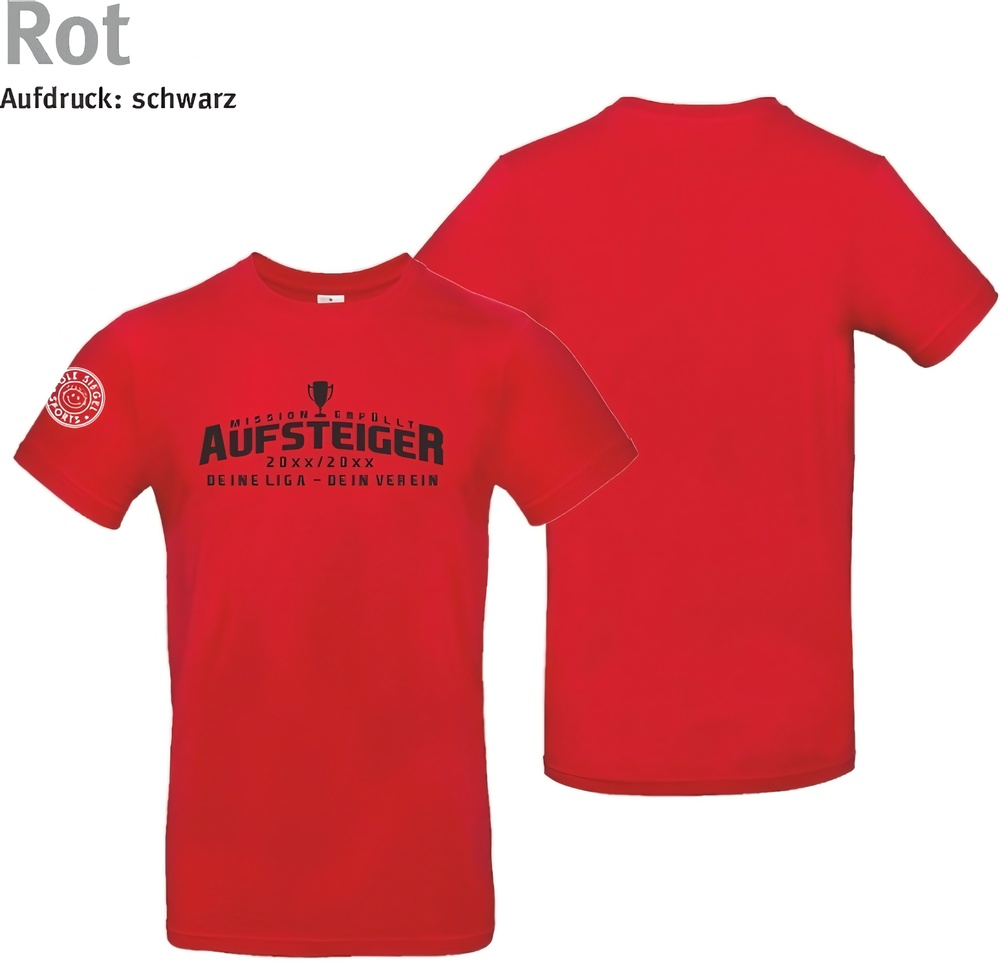 247CollectionT-ShirtAufstiegshirtMissionTU03TRed-XS