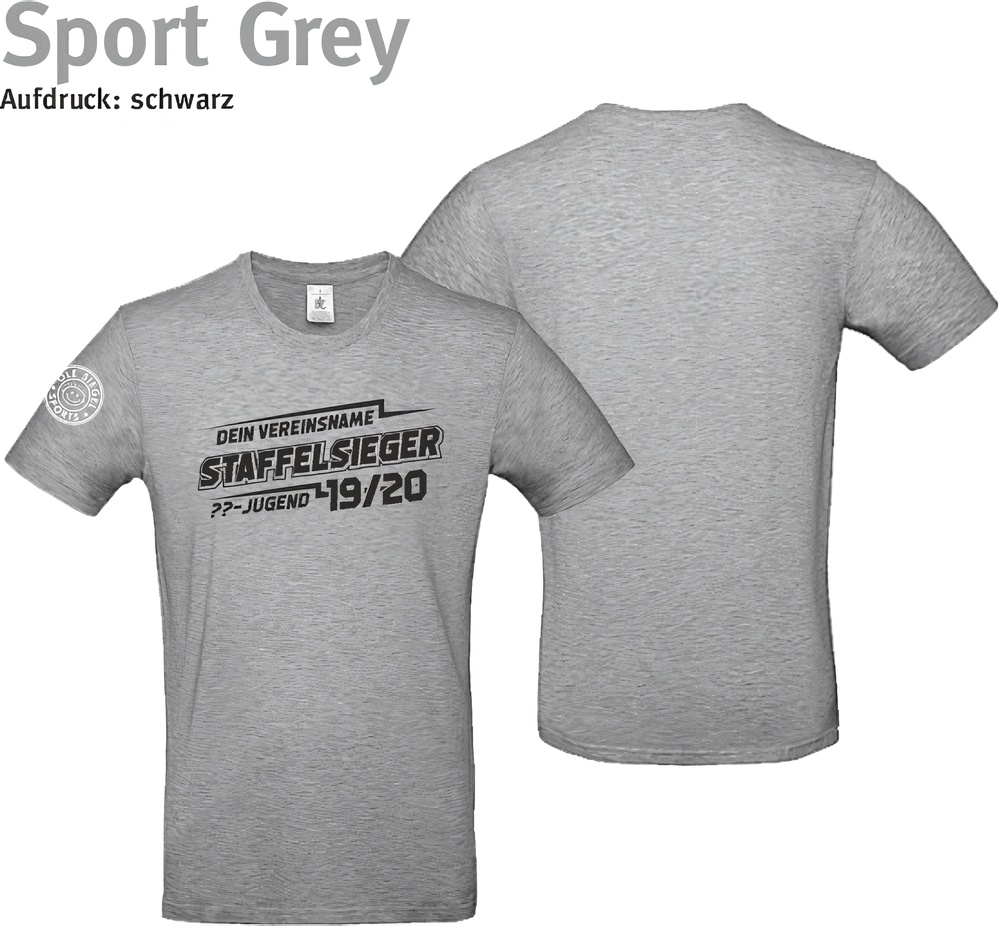 247CollectionT-ShirtStaffelsiegershirtBlitzTU03TSportGreyHeather-XS