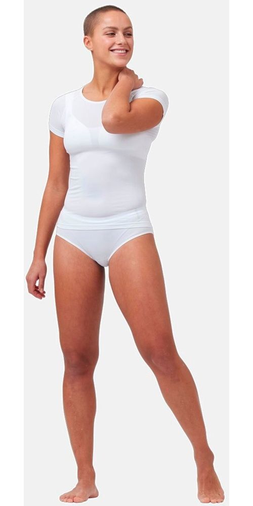 OdloDamenTanktopBlTopCrewNeckSSPerformanceX-LightEco188501White-L