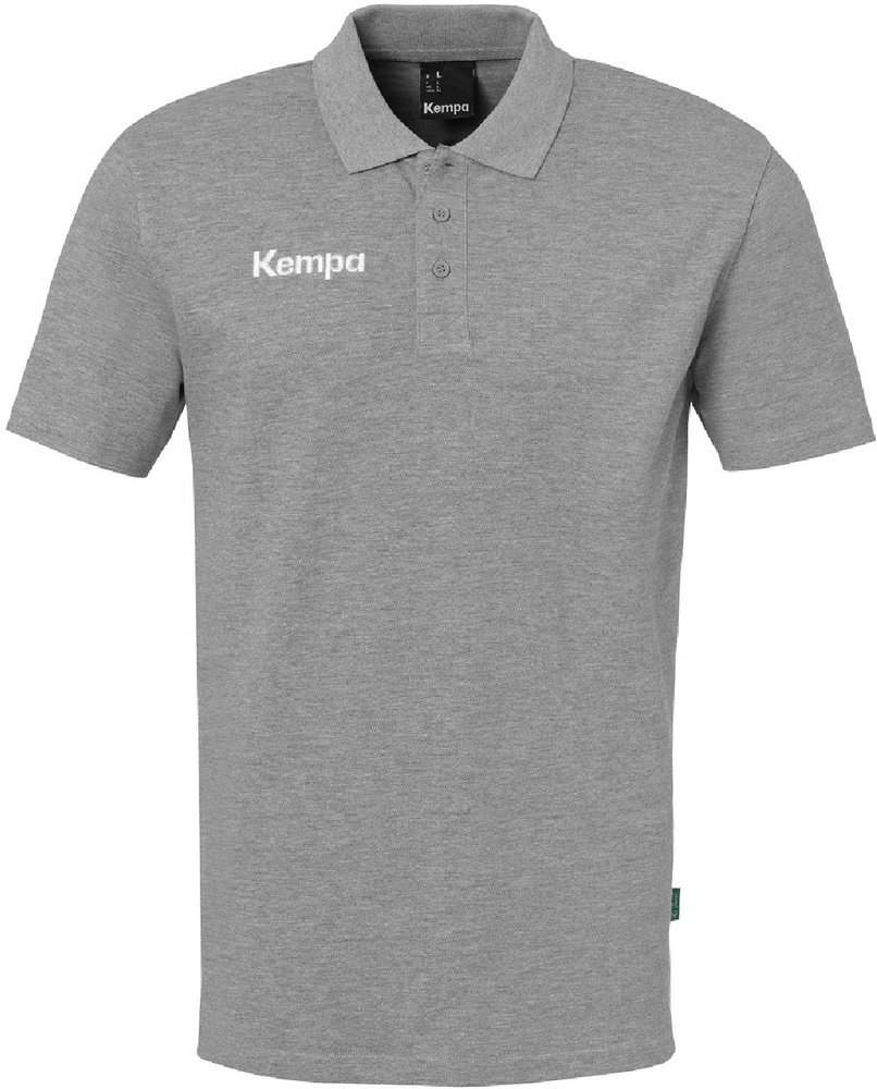 KempaKinderClassicPoloShirt2005154DarkGrauMelange-128