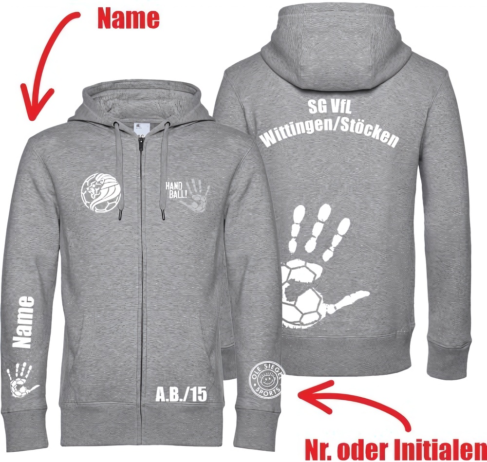 SGVfLWittingenStckenUnisexHandballHoodiejacke24642