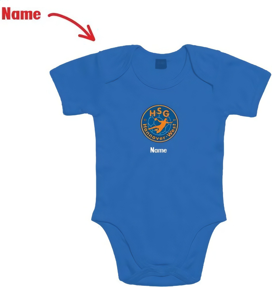 HSGHannover-WestKinderBasicBaby-BodyBZ10Royal-6-12Monate