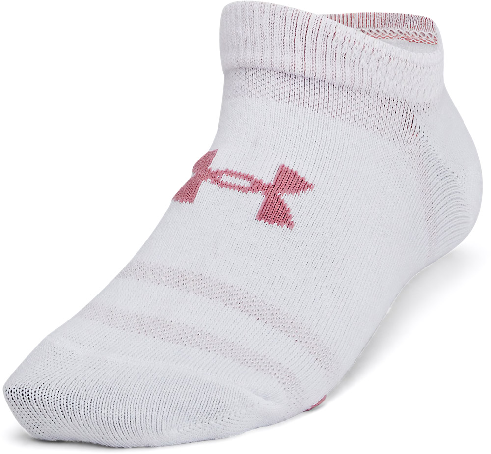 UnderArmourKinderSockenUaYthEssentialNoShow6PkRebelPink652-MUSMD