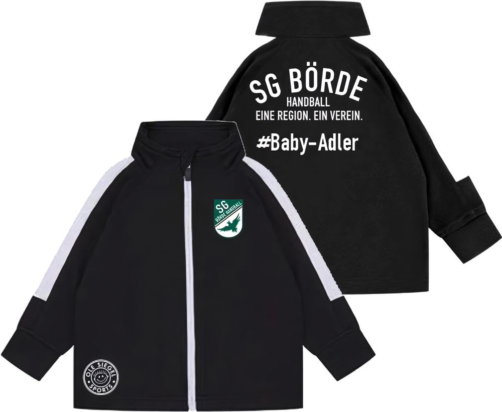 SGBrdeKinderBaby-AdlerBabyTrainingsjackeLW820Black-0-6Monate
