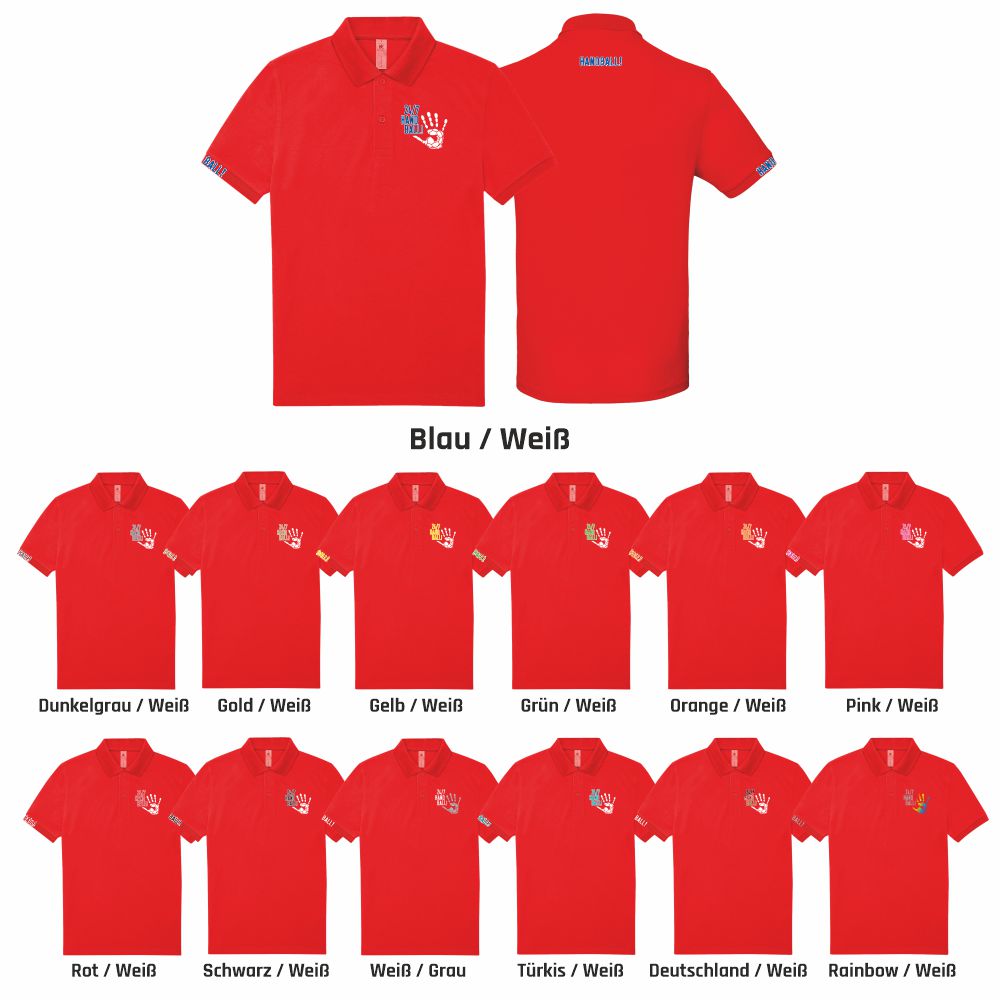 HandballCollectionPoloshirtPU424Red-S