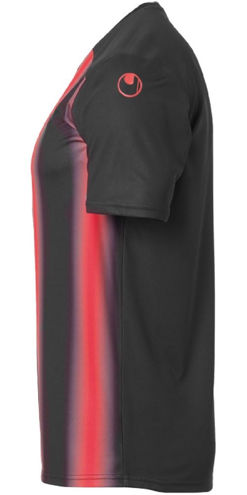 UhlsportKinderStripe20TrikotKurzarm1002205SchwarzRot-116