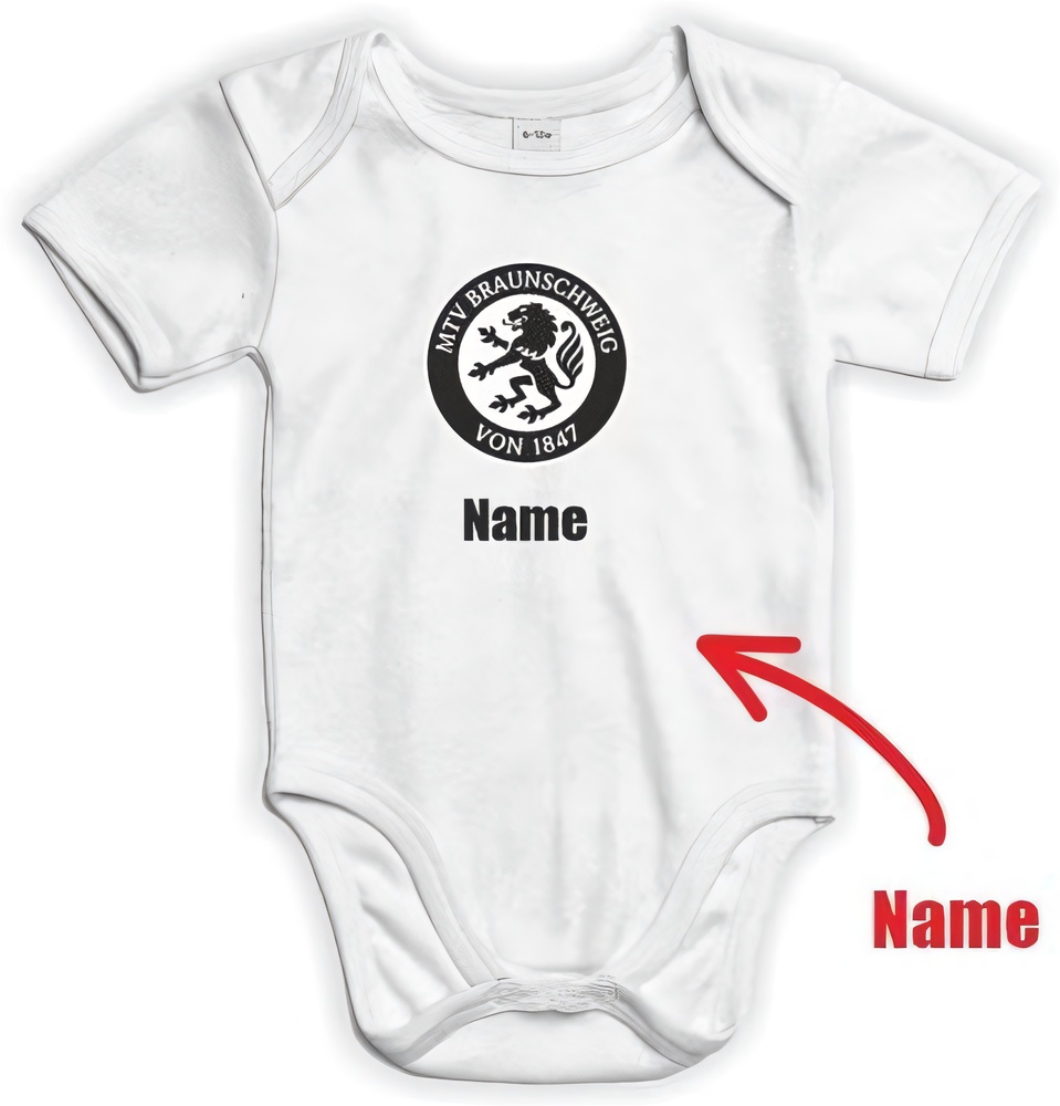 MTVBraunschweigKinderBasicBaby-BodyBZ10Wei-6-12Monate