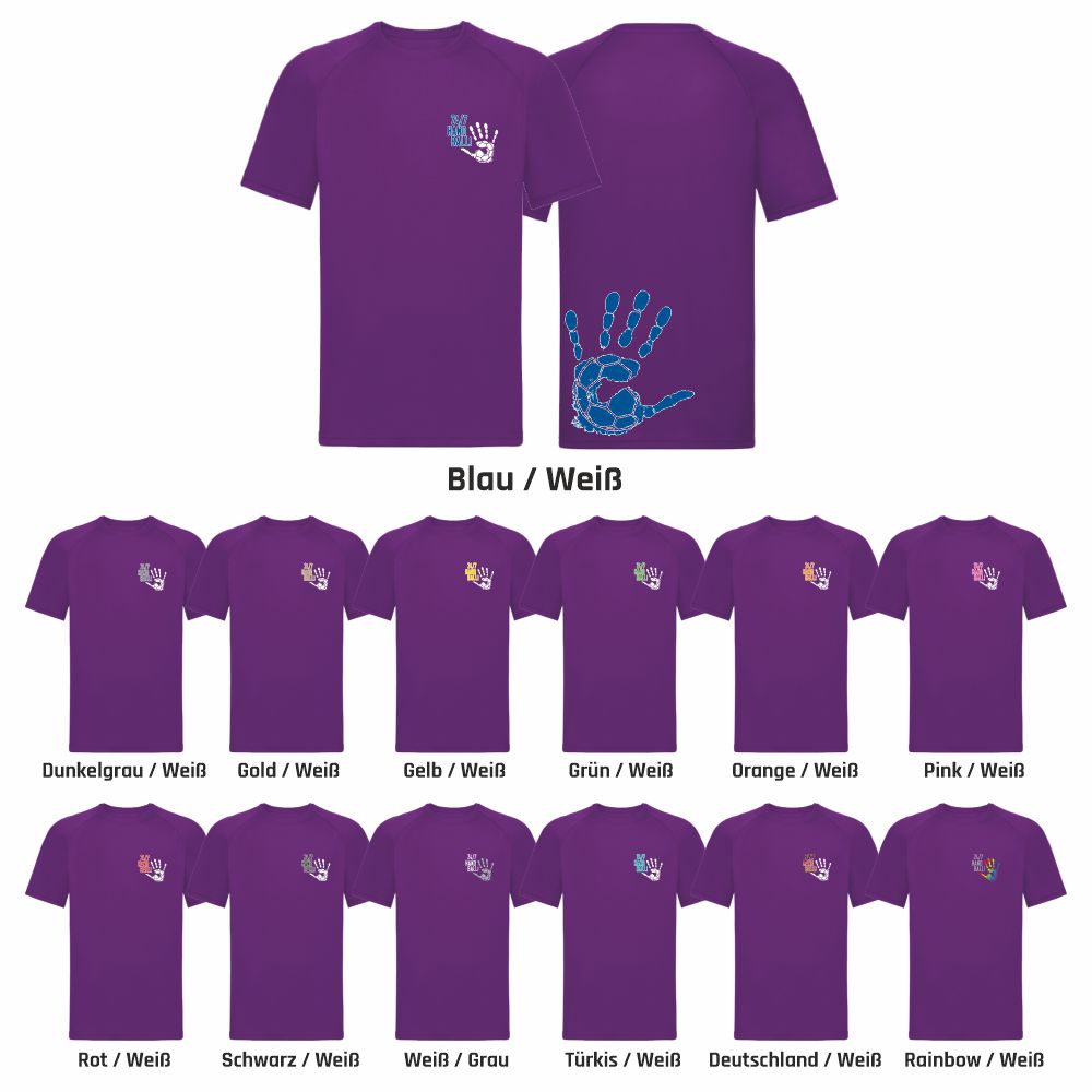 HandballCollectionFunktionsshirtS287XPurple-XXS