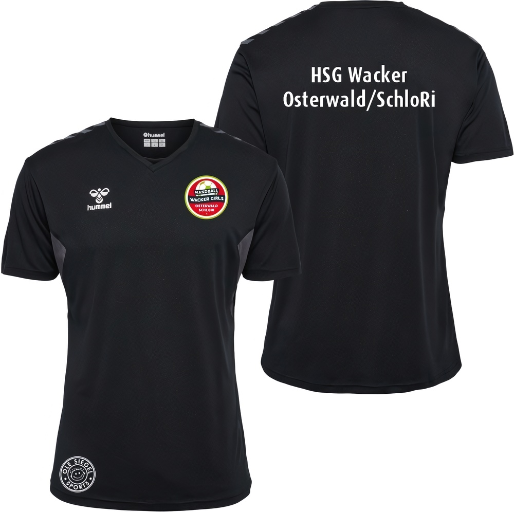 HSGWackerOsterwaldSchloRiDamenHummelhmlAuthenticPLJerseySSLady219966Black-XXL