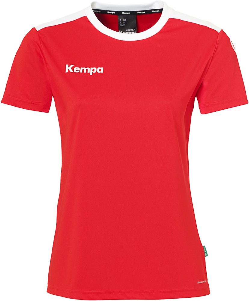 KempaDamenSportshirtEmotion27ShirtDamen2005124RotWei-XS