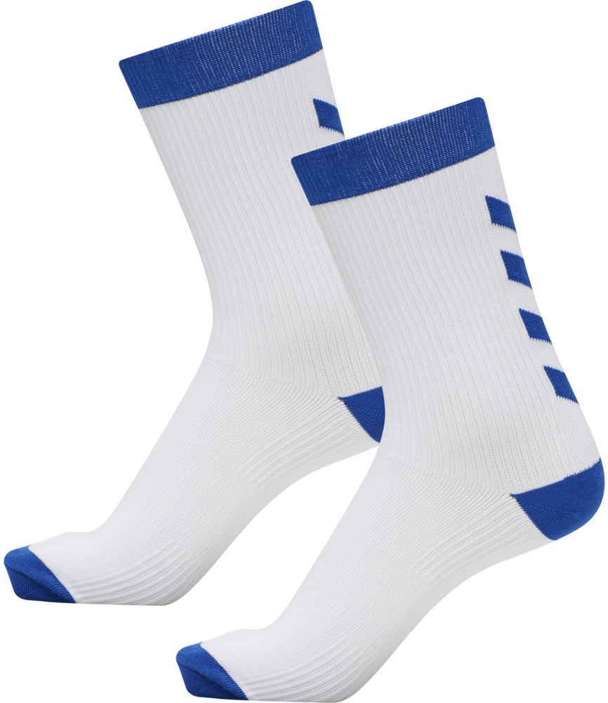 Hummel2-PackSockenElementIndoorSportSock2PackWhiteTrueBlue-27-30