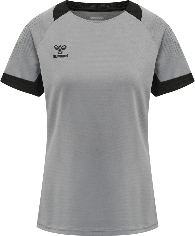 HummelDamenTrikotKurzarmHmlleadSSPolyJerseyWomenGreyMelange-XXL