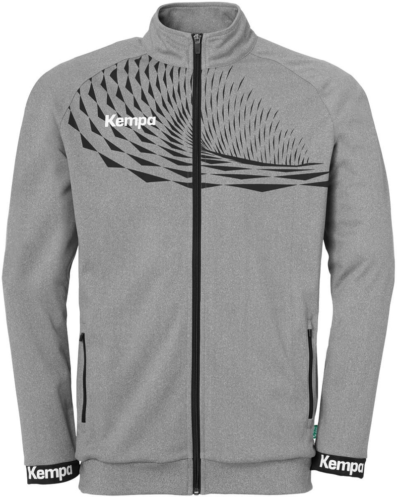 KempaKinderTrainingsjackeWave26PolyJacket2003658DarkGrauMelangeAnthra-116