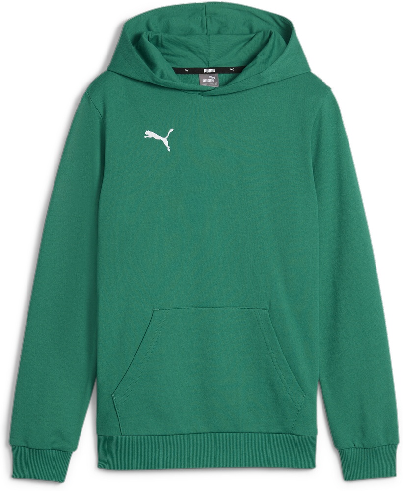 PumaKinderHoodieTeamGoalCasuaLongsleeveHoodyJr658619SportGreen-PumaWhite-140