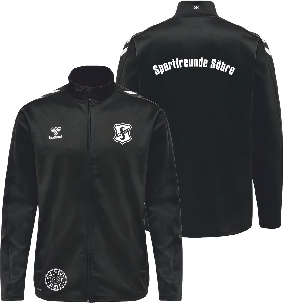 SportfreundeShreKinderHummelhmlCore20PolyTrackZipJacketKids230860Black-116-ca6Jahre