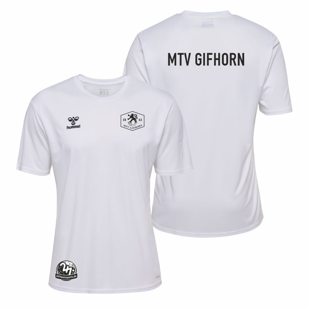 MTVGifhornDamenHummelhmlESSENTIALPolyJerseySSLady227349White-XXL