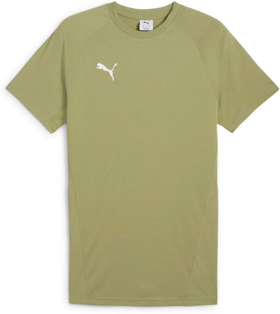 PumaShirtTeamEVOSTRIPETee659953CalmingGreen-PumaSilver-PumaWhite-M