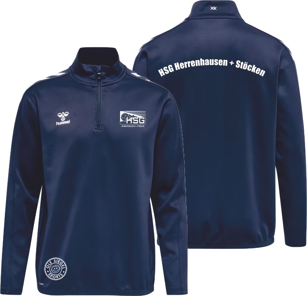 HSGHerrenhausenStckenKinderHummelhmlCore20PolyHalfZipKids230833