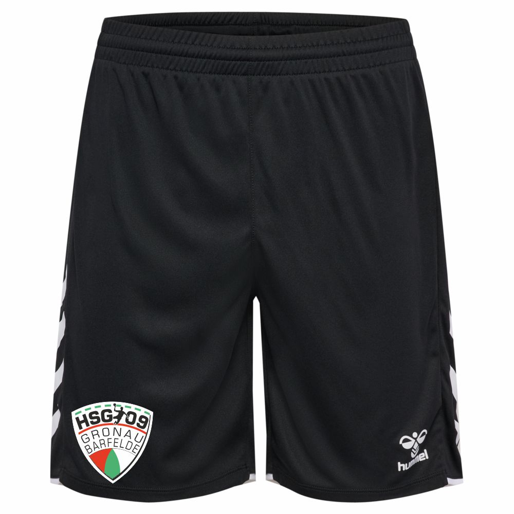 HSG09GronauBarfeldeHummelhmlCORE20PolyShortsmitVereinslogoL-230829