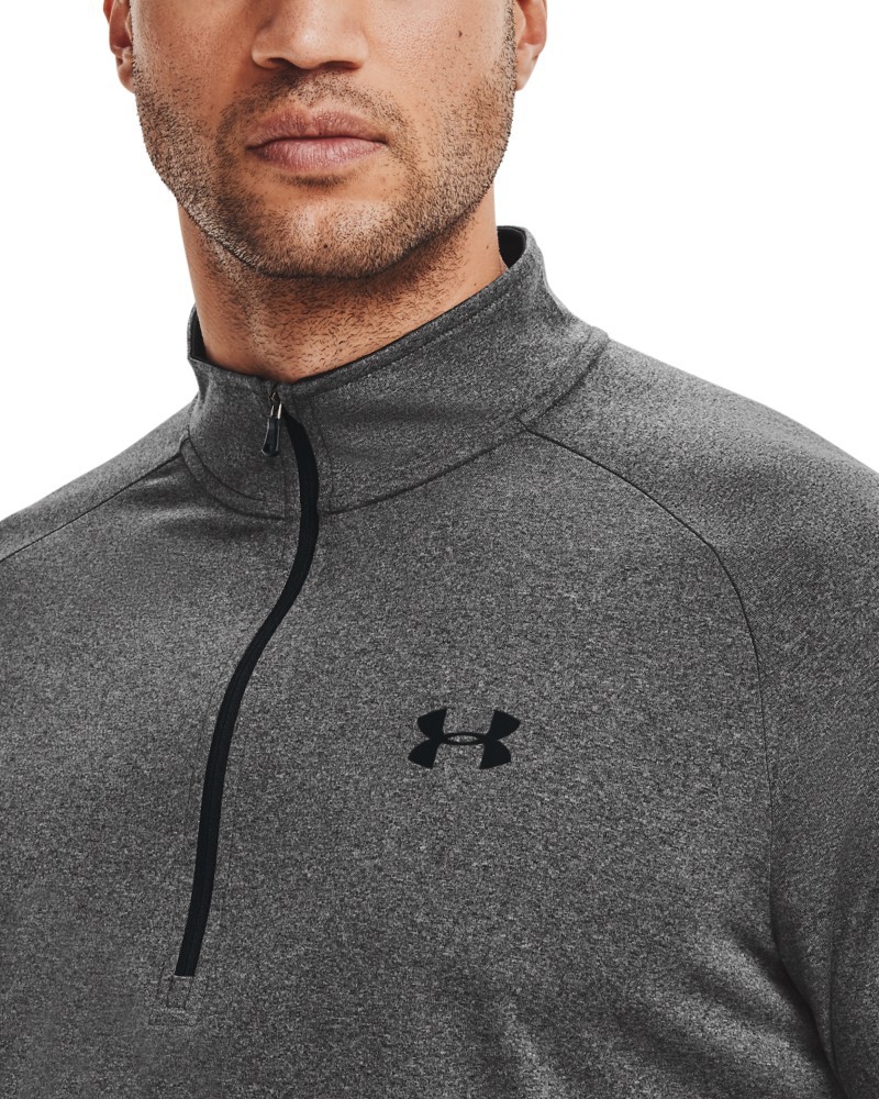UnderArmourLongsleeveUATechShirtmit-ZiplangrmligCarbonHeather-XS