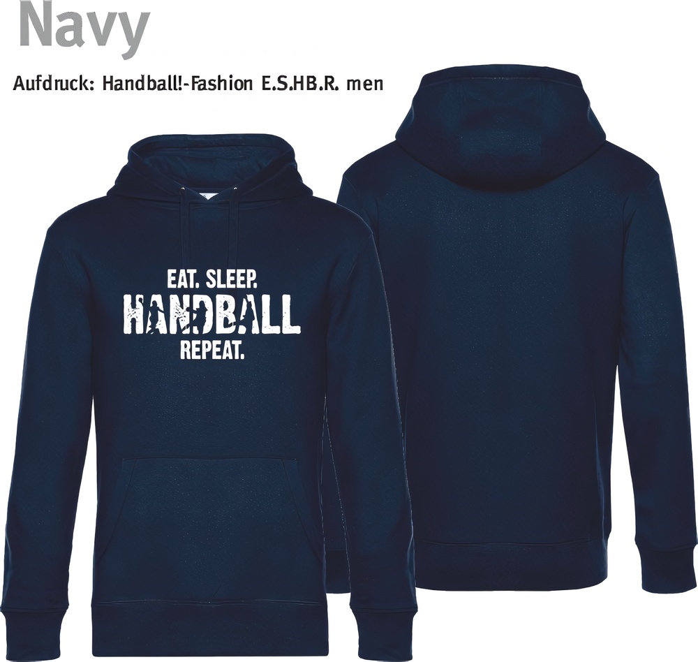 HandballFashionHoodieEatSleepHandballRepeatWU02KNavy-XS