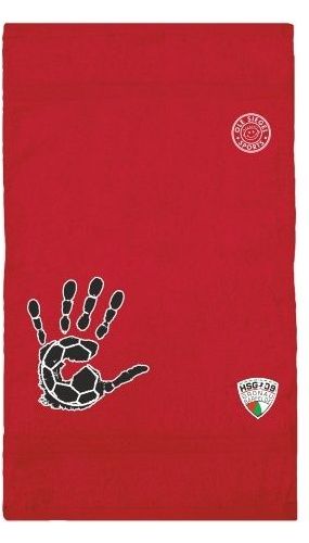 HSG09GronauBarfeldeUniversalBasicBadetuch016017RotSchwarz-70x140cm
