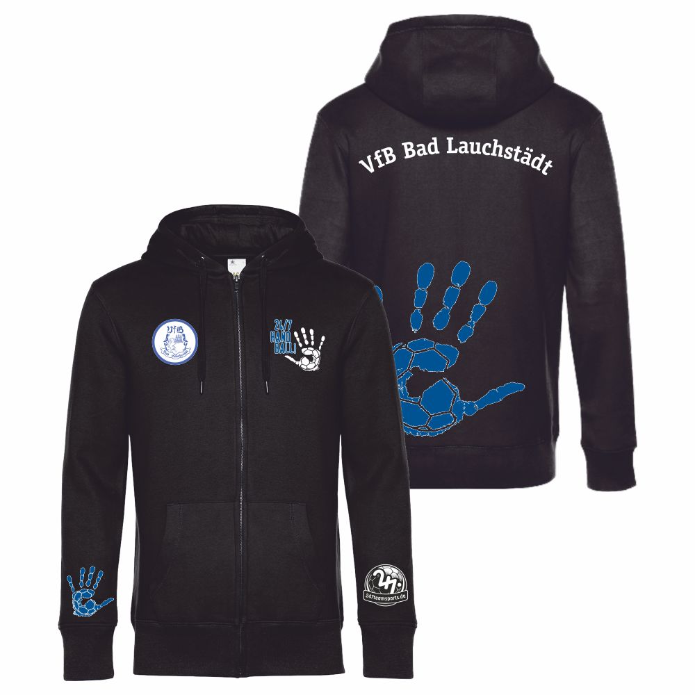 VfBBadLauchstdtBasicSweatjackeUnisex24642Black-4XL