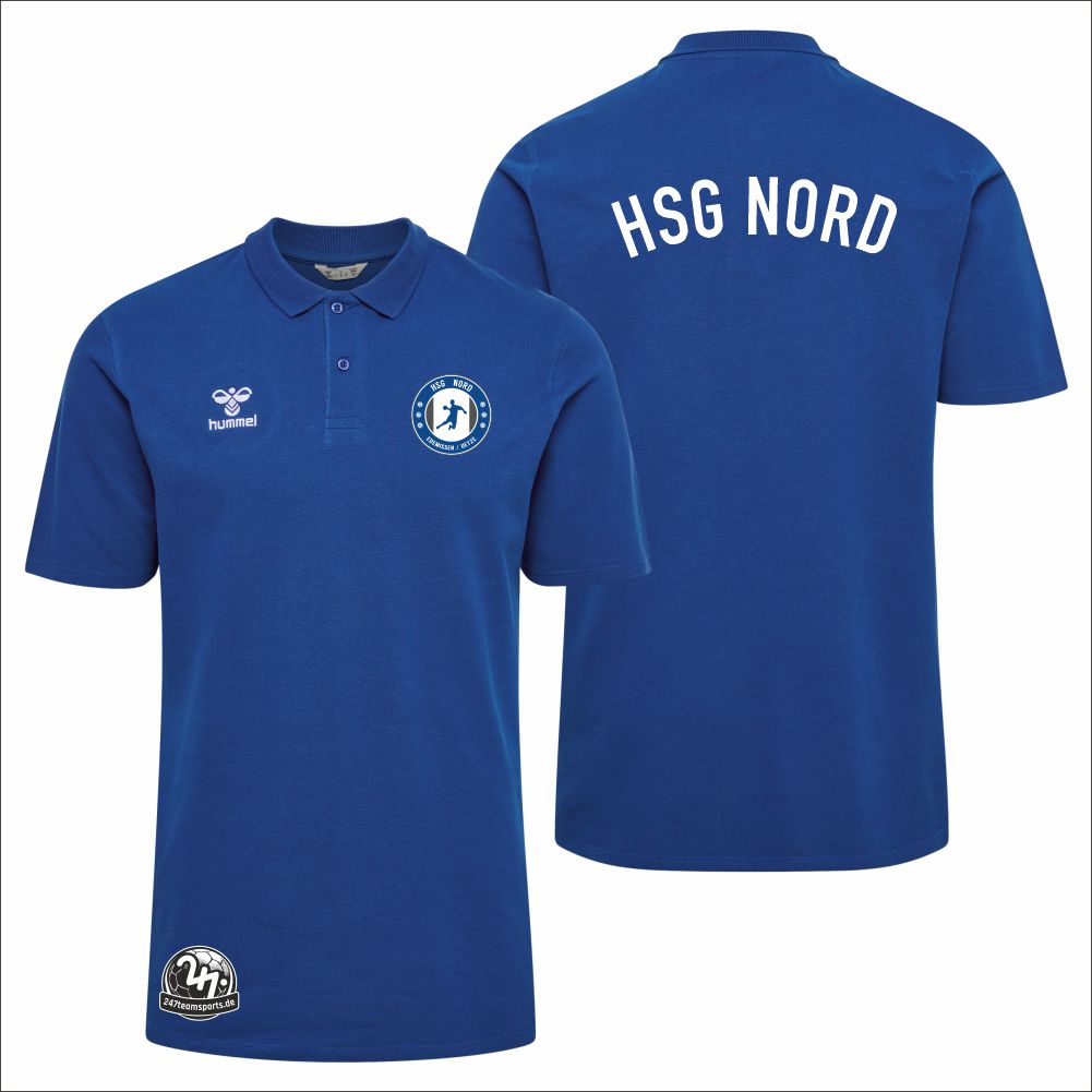 HSGNordEdemissenUetzeDamenHummelhmlGO20CottonPoloLady224832TrueBlue-XL