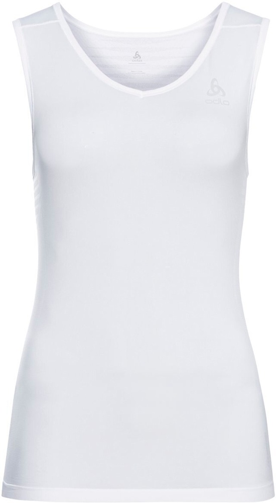 OdloDamenTanktopBlTopV-NeckSingletPerformanceX-LightEco188471White-L