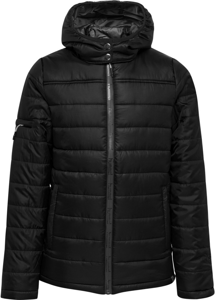 HummelKinderJackeHmlnorthQuiltedHoodJacketKidsBlackAsphalt-116