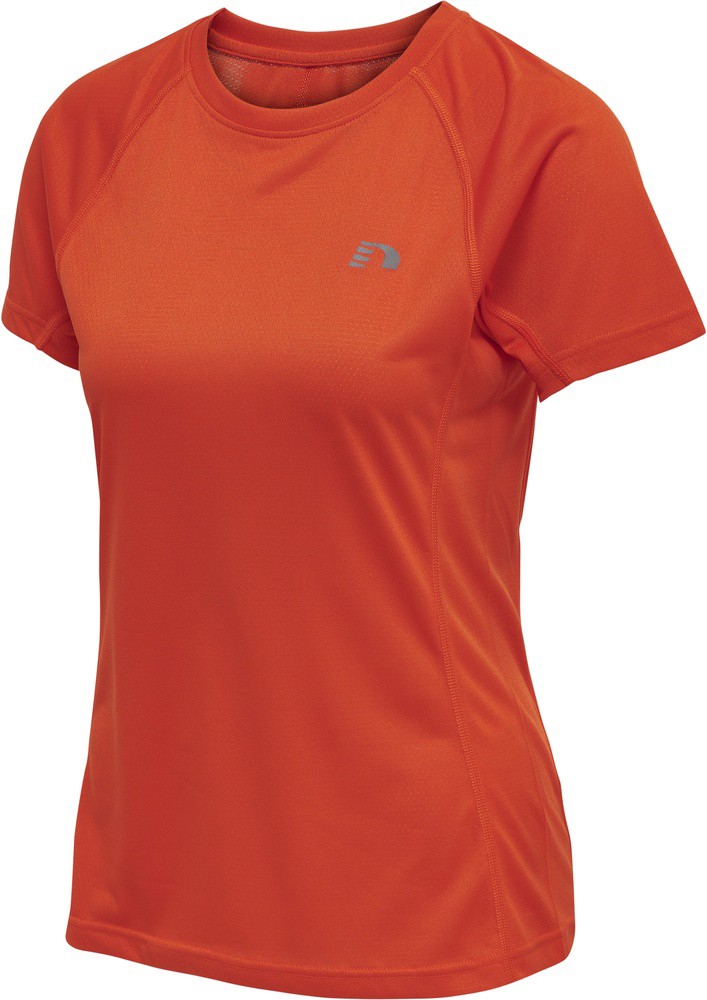 NewlineDamenT-ShirtTopWomenRunningT-ShirtSSSpicyOrange-S