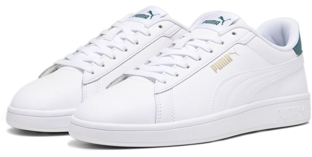 PumaSchuheLowSmash30L390987PumaWhite-Malachite-PumaGold-39