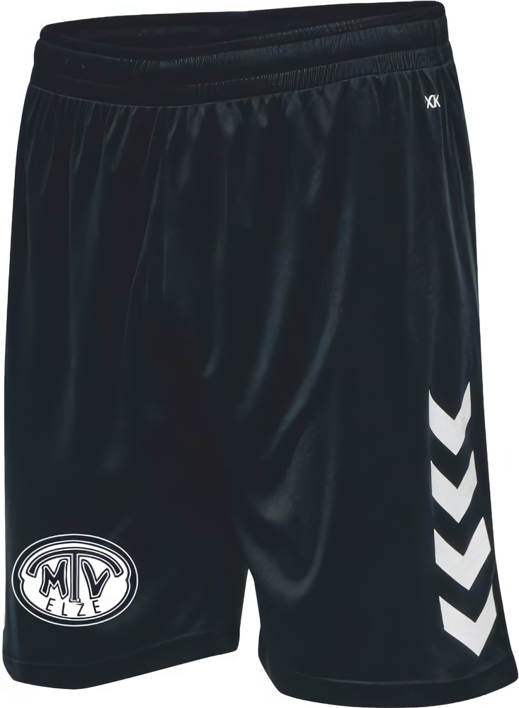 MTVElzeDamenHandballHummelhmlCore20PolyShortsLadymitVereinslogo230831LBlack-XXL