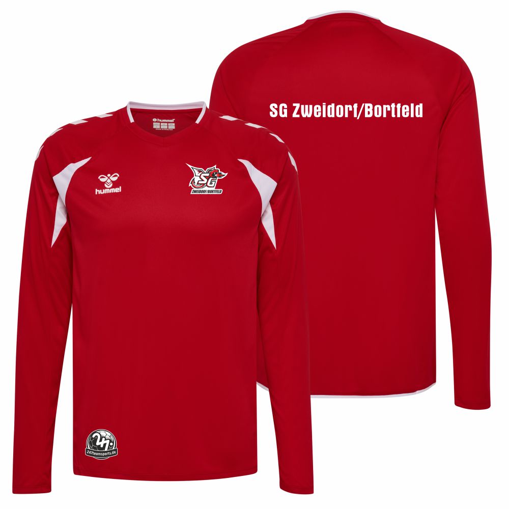 SGZweidorfBortfeldKinderHummelhmlCore20PolyJerseyLSKids230840TrueRed-176