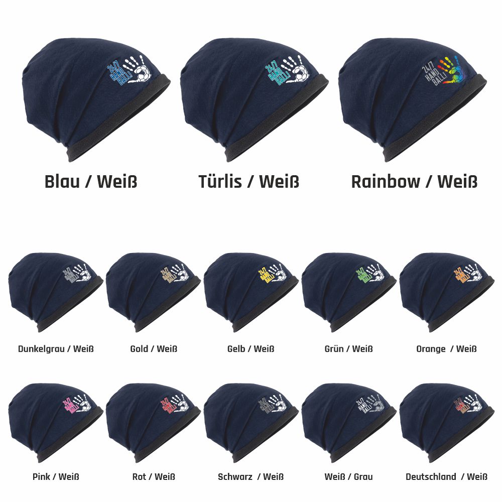 HandballCollectionBeanieMB7131Navy-Carbon