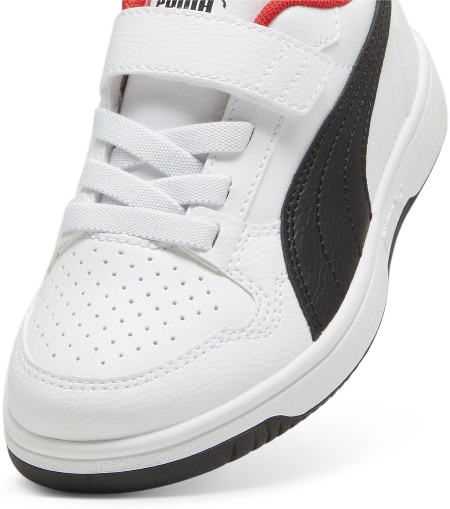 PumaKinderSchuheLowReb-LACPS398995PumaWhite-PumaBlack-ForAllTimeRed-345