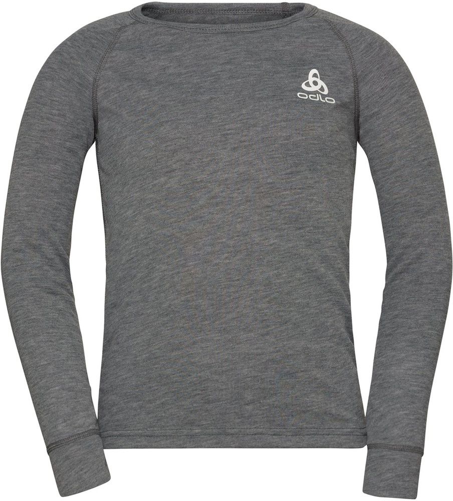 OdloKinderBlTopCrewNeckLong-SleeveActiveWarmEco159229OdloSteelGreyMelange-104