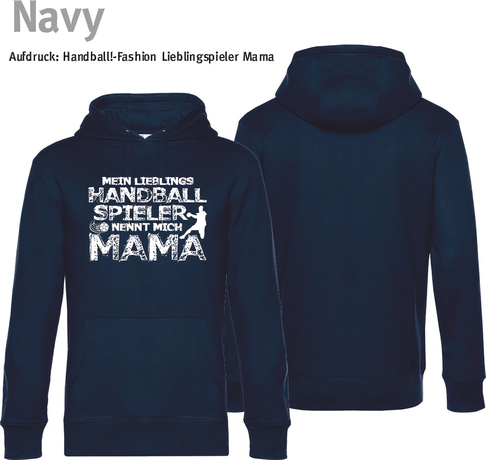 HandballFashionHoodieLieblingsspielerMamaWU02KNavy-XS