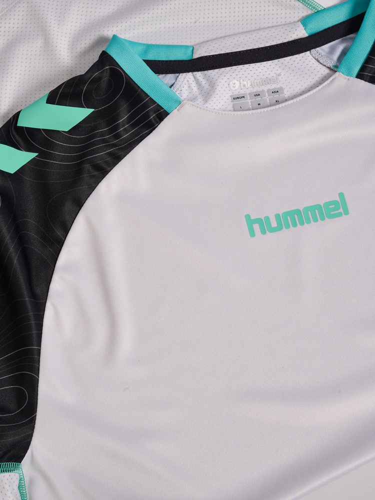 HummelT-ShirtHmlblaze20TrainingJerseySS234510VaporousGrayPoolBlue-3XL