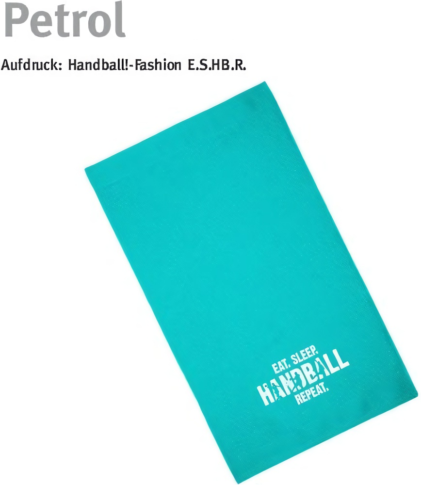 HandballFashionHandtuchEatSleepHandballRepeatT1-7070x140cmPetrol