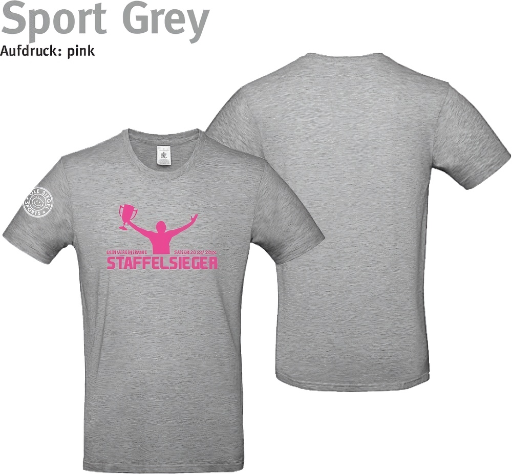 247CollectionT-ShirtStaffelsiegershirtGewinnerTU03TSportGreyHeather-XS