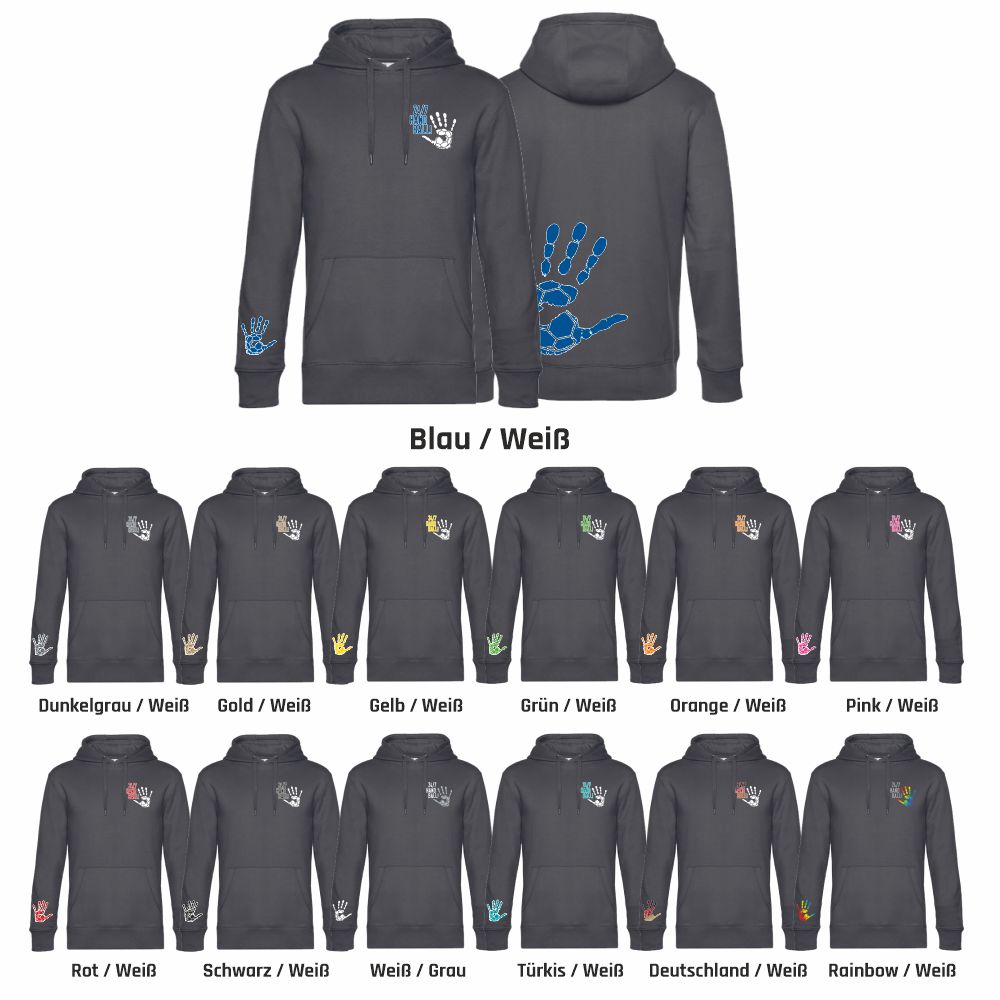 HandballCollectionKinderHoodieJH001JStormGreySolid-1-2Jahre