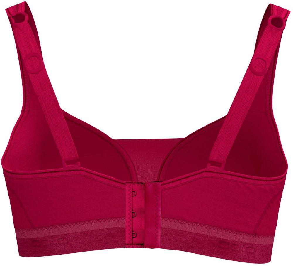 OdloDamenSportsBraPaddedHigh13071CCerise-70C