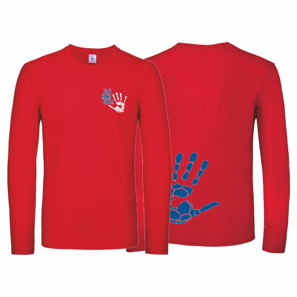 HandballCollectionLongsleeveTU05TRed-3XL