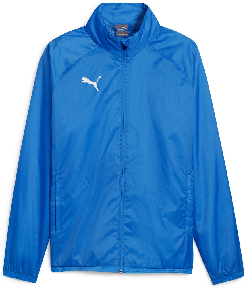 PumaTrainingsjackeTeamGoalAllWeatherJacket659038ElectricBlueLemonade-PumaWhite-L