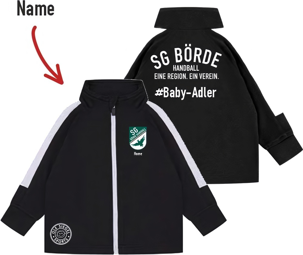 SGBrdeKinderBaby-AdlerBabyTrainingsjackeLW820Black-0-6Monate