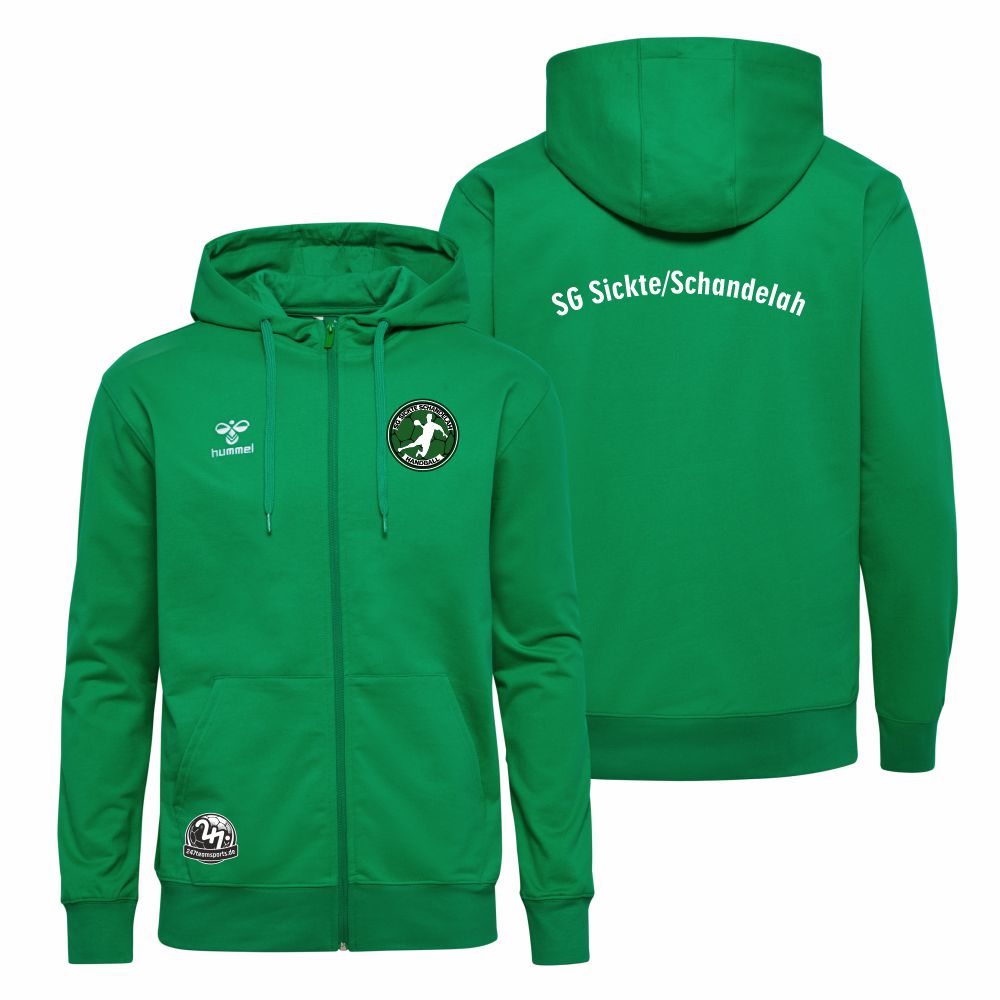 SGSickteSchandelahKinderHummelhmlGO20CottonZipHoodieKids224838JellyBean-164