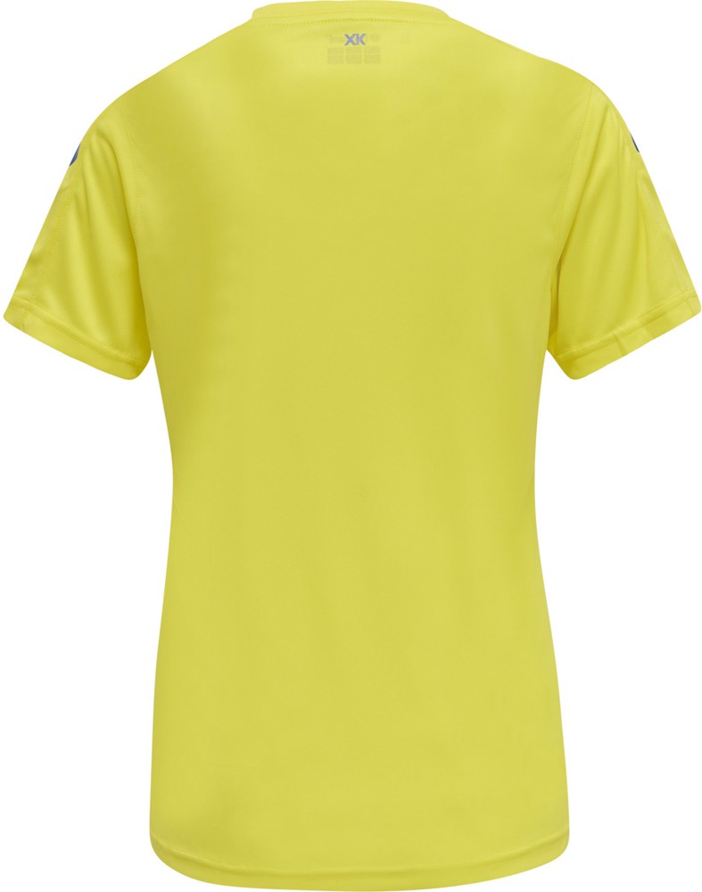 HummelDamenTrikotKurzarmHmlcoreXkPolyJerseySSWomanBlazingYellowTrueBlue-XXL
